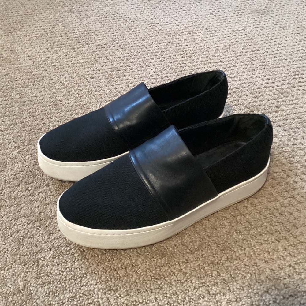 Vince platform slip on shoes
